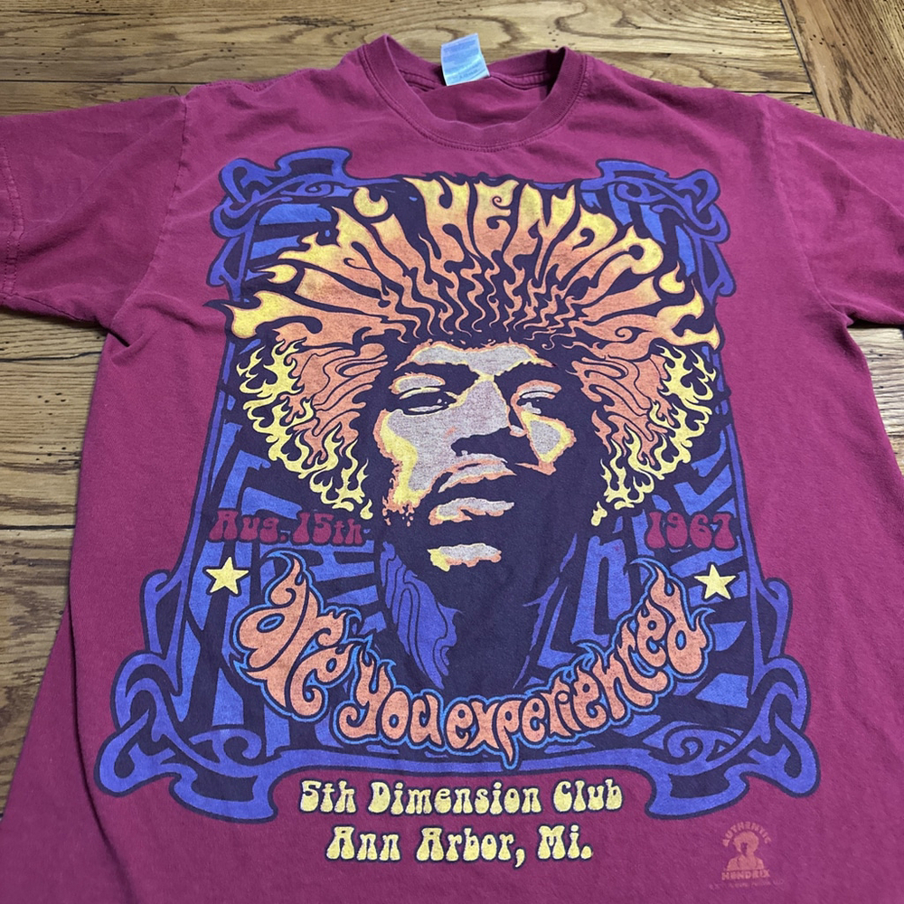 Jiminy Hendrix Tee Shirt size Medium T8